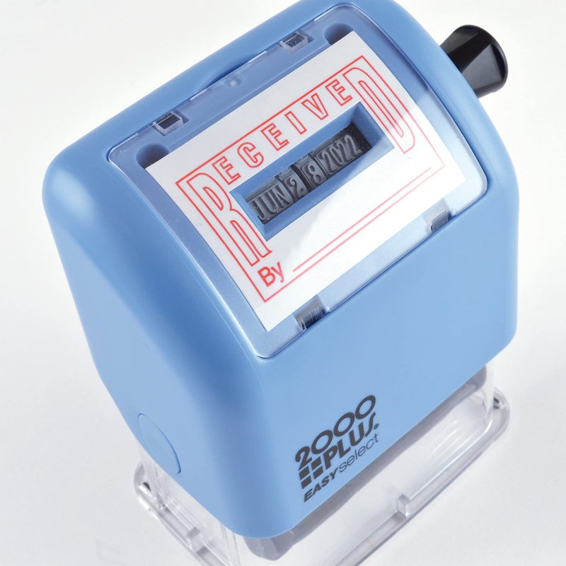 كوسكو 2000 بلس 011092 ES Dater، تاريخ الاستلام + التاريخ، 1 × 1 13/16، أحمر - Image 4